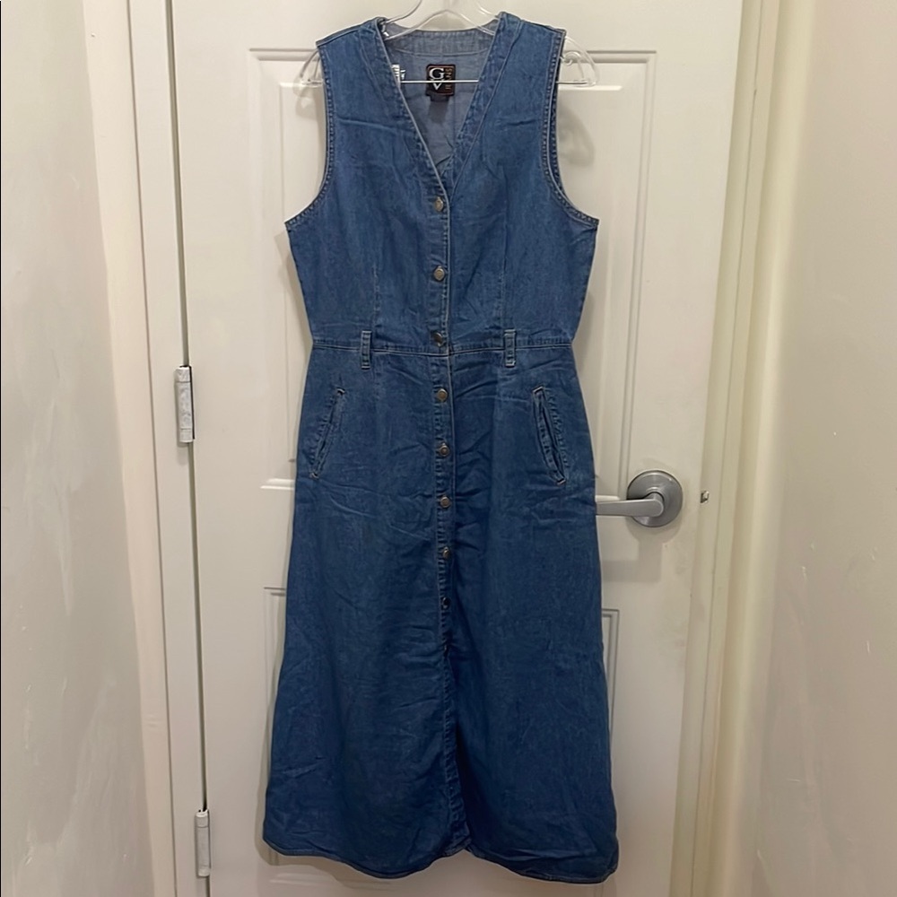 Gloria Vanderbilt Blue Denim Dress